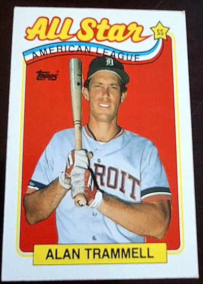 1989 Topps All Star #400 Alan Trammell — front