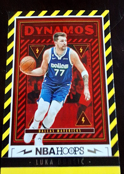 2023-24 Panini Hoops #5 Luka Doncic Dynamos Dallas Mavericks — front
