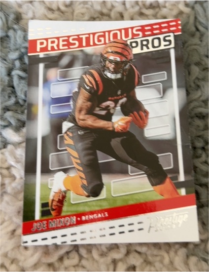 2023 Panini Prestige #PP-19 Joe Mixon Prestigious Pros — front