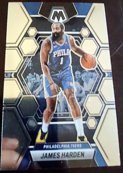 2022-23 Panini Mosaic #55 James Harden — front