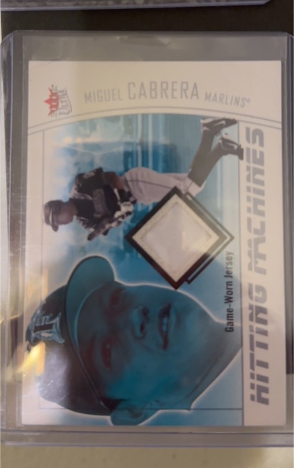 2004 Fleer Ultra Hitting Machines #6 Miguel Cabrera — front