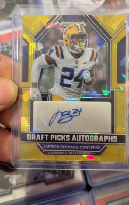 2023 Panini Prizm Draft Picks Autographs #DPA-JBC Jarrick Bernard-Converse — front