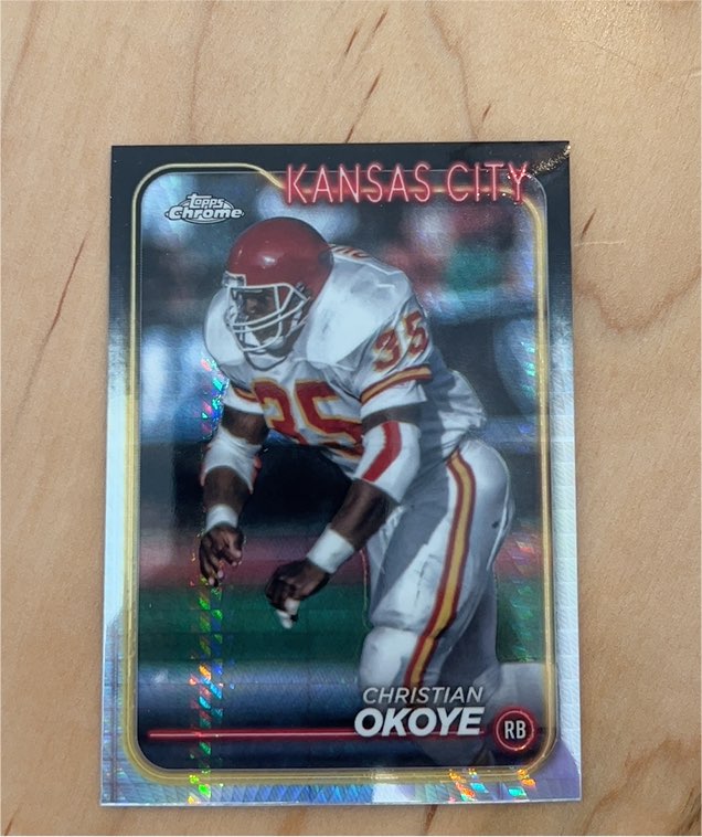 2024 Topps Chrome #96 Christian Okoye — front