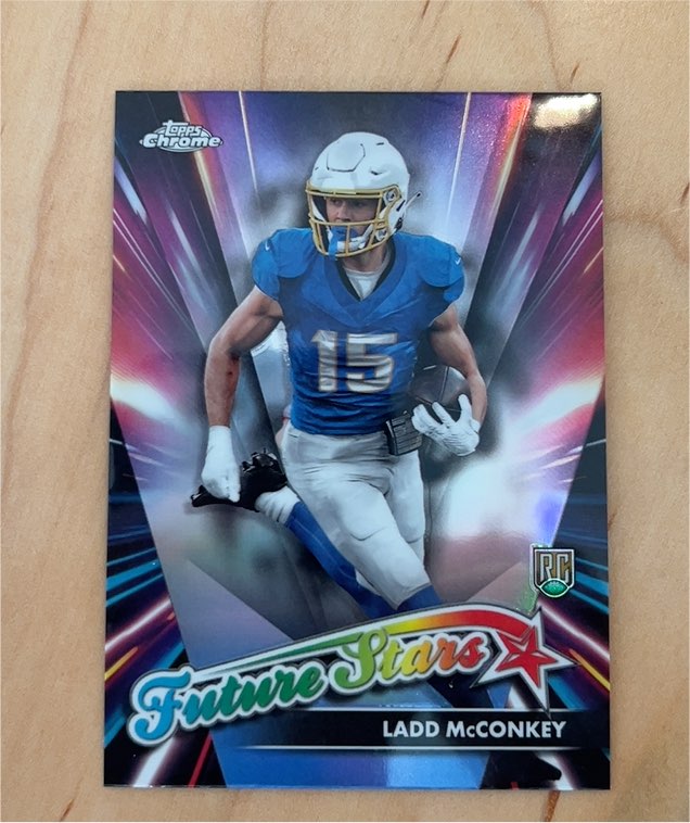 2024 Topps Chrome #FS-13 Ladd McConkey Future Stars Rookie — front