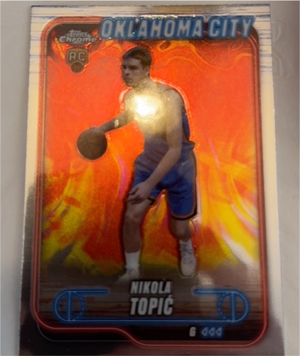 2024-25 Topps Chrome #119 Nikola Topic — front