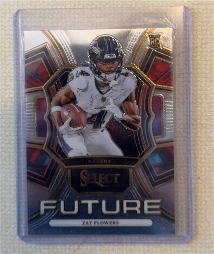 2023 Panini Select #FUT-ZFL Zay Flowers Select Future — front