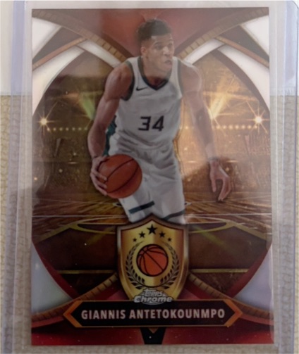 2024-25 Topps Chrome Ball of Duty #BOD-12 Giannis Antetokounmpo — front