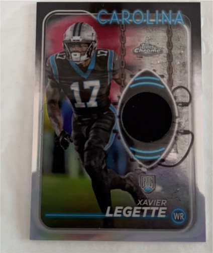 2024 Topps Chrome #CRR-XL Xavier Legette Rookie Relic — front