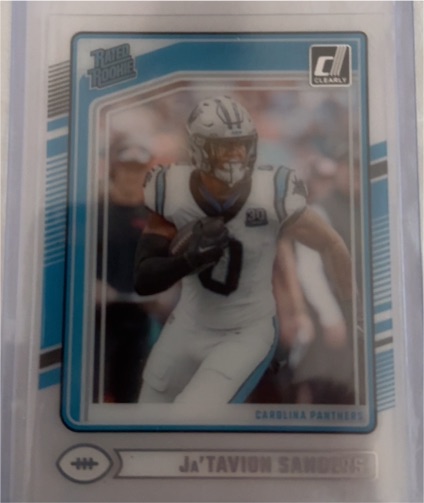 2024 Donruss Clearly #81 Ja'Tavion Sanders — front