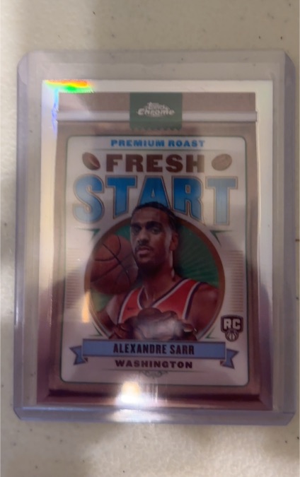 2024-25 Topps Chrome #FS-2 Alexandre Sarr Fresh Start — front