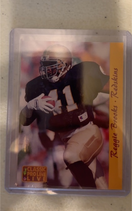 1993 Classic Pro Line Live #285 Reggie Brooks — front