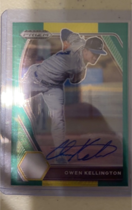 2021 Panini Prizm Draft Picks #PDP102 Owen Kellington — front