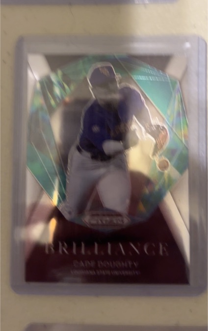 2022 Panini Prizm Draft Picks Brilliance #BR-CD Cade Doughty — front