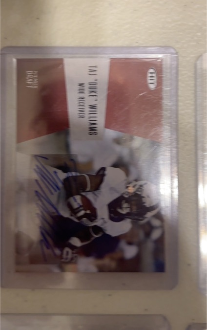 2018 Sage Hit #A-36 Taj Williams Autographs Red — front