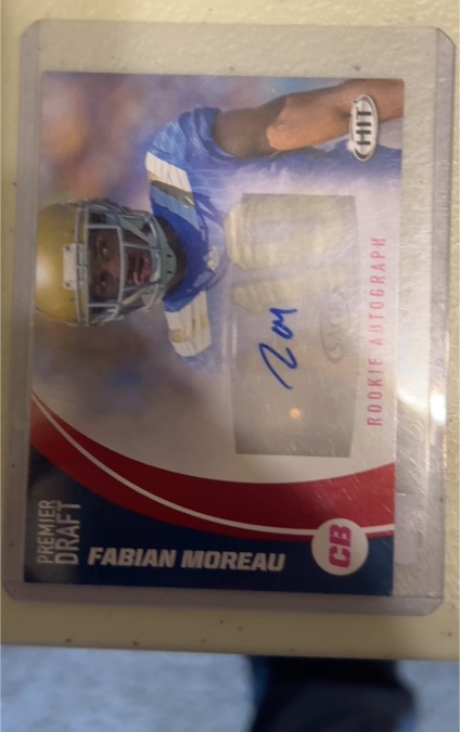 2017 Sage Hit Premier Draft Autographs #A59 Fabian Moreau — front