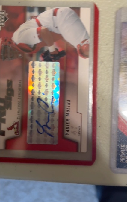 2005 Upper Deck Pro Sigs #SS-BA Yadier Molina — front