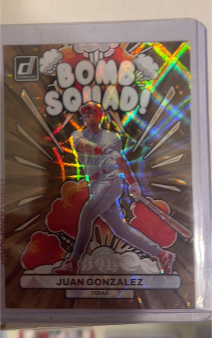 2023 Donruss Bomb Squad #BS7 Juan Gonzalez — front