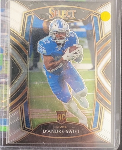 2020 Panini Select #251 D'Andre Swift Club Level Rookie Card — front