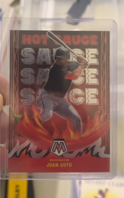 2022 Panini Mosaic Hot Sauce #HS-2 Juan Soto — front