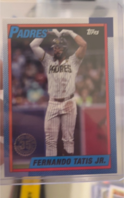 2025 Topps #T90-81 Fernando Tatis Jr. 1990 Topps Baseball 35th Anniversary — front