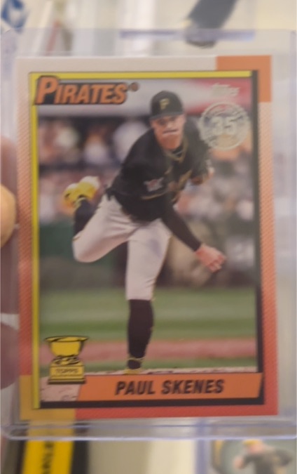 2025 Topps Series 1 #T90-63 Paul Skenes 35th Anniversary — front