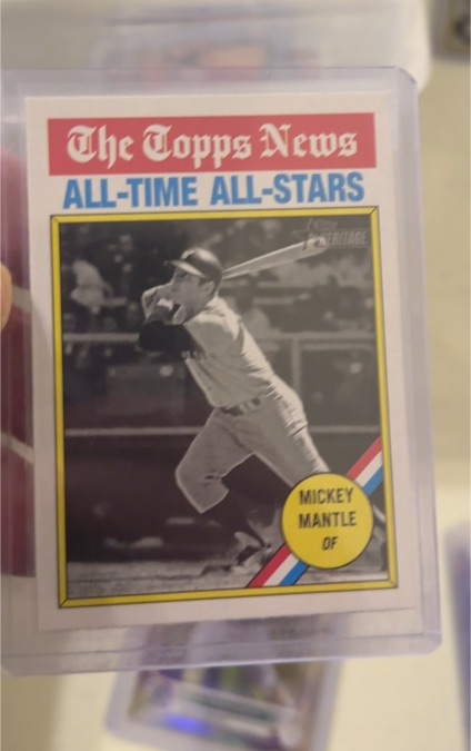 2025 Topps Heritage #349 Mickey Mantle — front