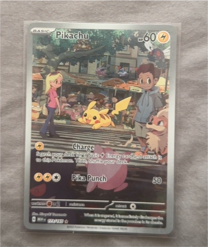 2023 Pokémon Scarlet & Violet 151 #173/165 Pikachu Illustration Rare — front