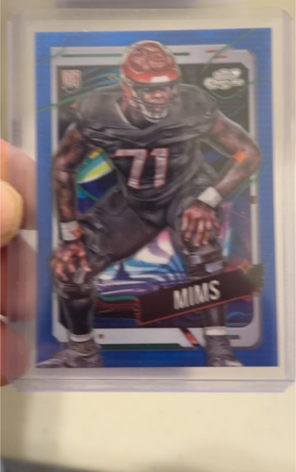 2024 Topps Chrome Cosmic #123 Amarius Mims RC — front