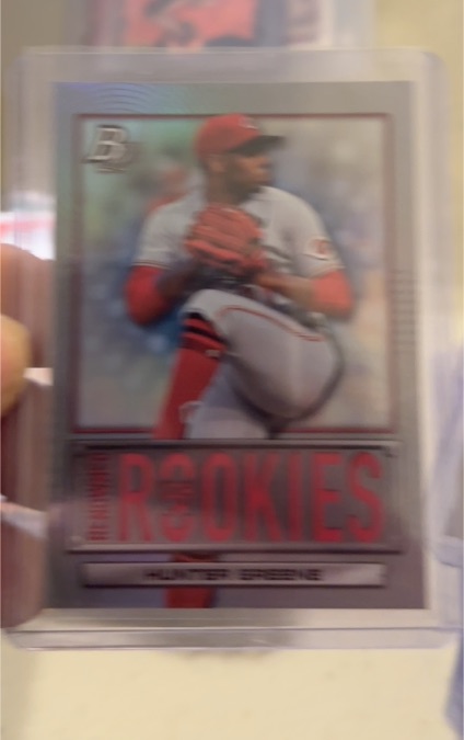 2022 Bowman Platinum #RR-16 Hunter Greene — front