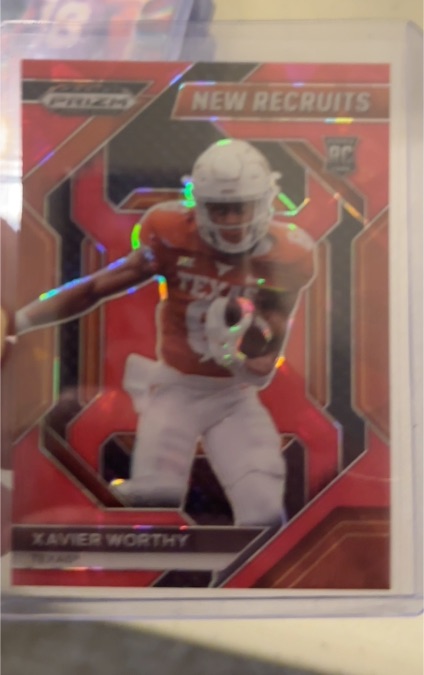 2023 Panini Prizm New Recruits #NR Xavier Worthy — front