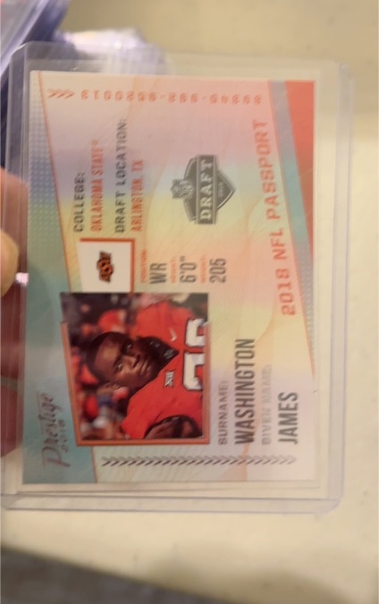 2018 Panini Prestige NFL Passport #PP-JW James Washington — front