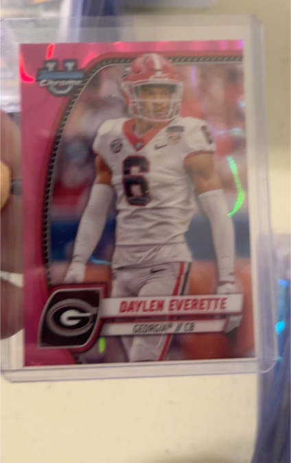 2024 Bowman University Chrome #55 Daylen Everette — front