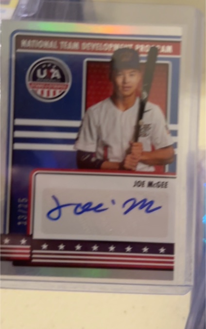 2023 Panini Stars & Stripes #NTDP-JC Joe McGee — front