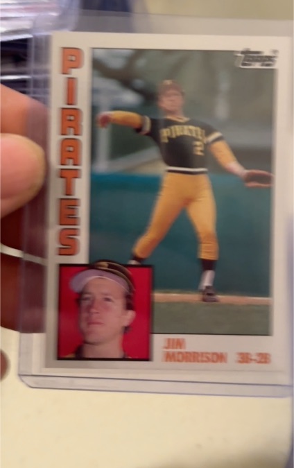 1984 Topps #467 Jim Morrison — front
