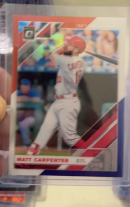 2019 Donruss Optic #171 Matt Carpenter — front