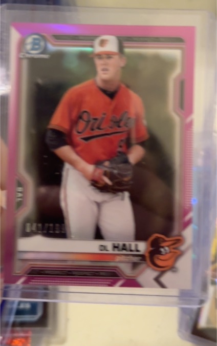 2021 Bowman Prospects Paper #BP-122 DL Hall — front