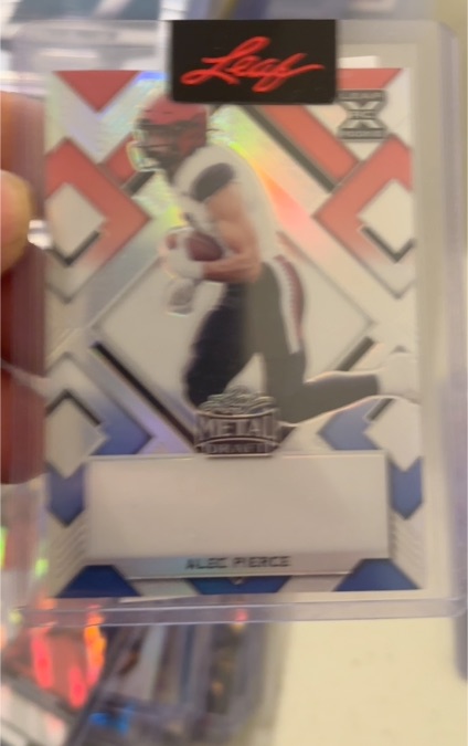2020 Leaf Metal Draft Alex Pierce — front