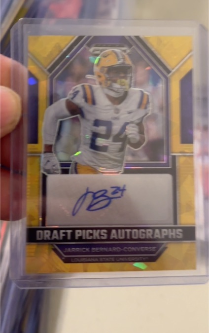 2023 Panini Prizm Draft Picks #DPA-JBC Jarrick Bernard-Converse — front