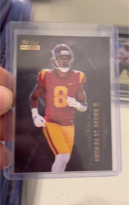 2021 Wild Card Matte #MBC-58 Amon-Ra St. Brown — front