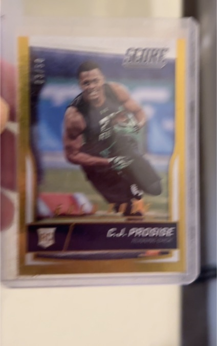 2016 Score #347 C.J. Prosise Rookie — front