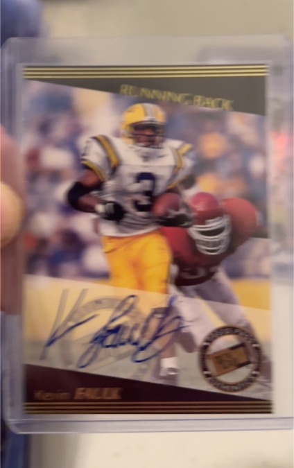 1999 Press Pass # Kevin Faulk — front