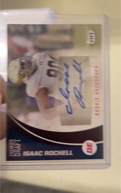 2017 Sage Hit Premier Draft Autographs #A90 Isaac Rochell — front