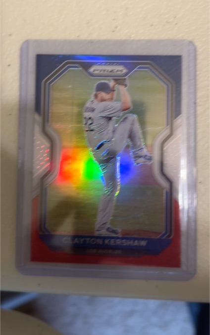 2021 Panini Prizm #22 Clayton Kershaw — front