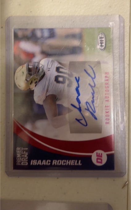 2017 Sage Hit Premier Draft Autographs #A82 Isaac Rochell — front