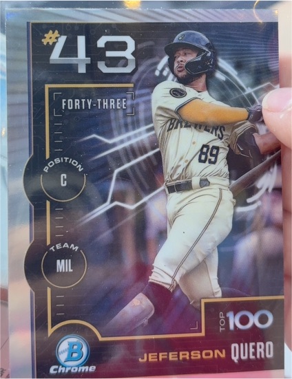 2025 Bowman Chrome #BTP-43 Jeferson Quero — front