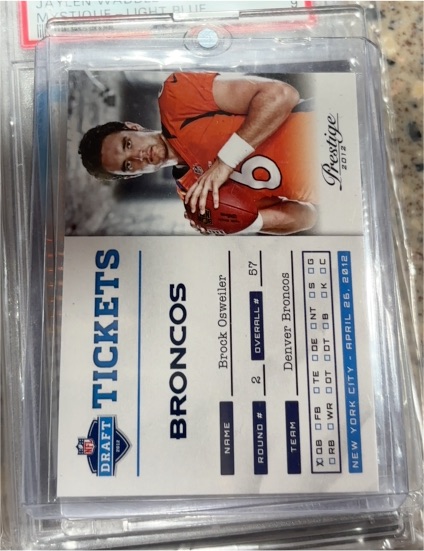 2012 Panini Prestige NFL Draft Tickets #15 Brock Osweiler — front