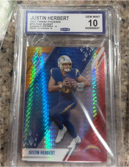 2021 Panini Phoenix #70 Justin Herbert — front