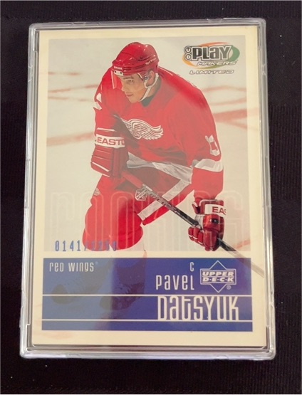 2001-02 Upper Deck Playmakers Limited #116 Pavel Datsyuk — front