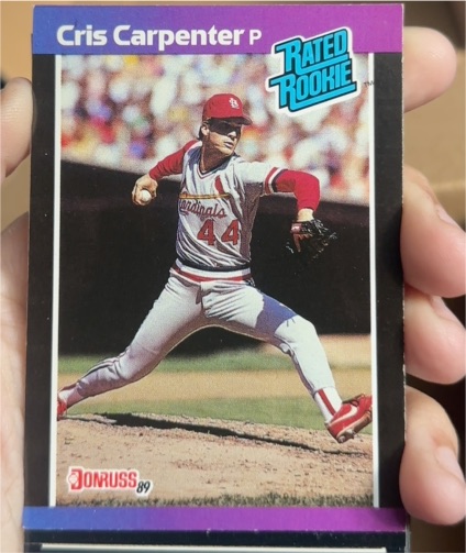 1989 Donruss #39 Cris Carpenter — front