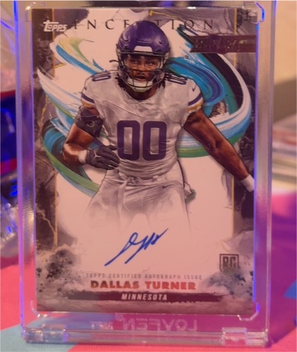 2024 Topps Inception #RA-DT Dallas Turner — front